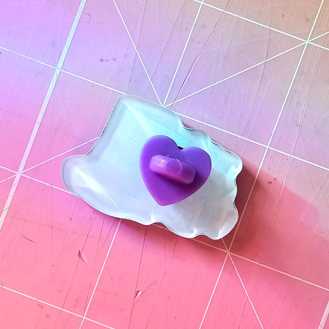 Please Do Not Perceive Me Silly Raccoon Wearing Paper Bag Over Head Acrylic Pin - Koodle