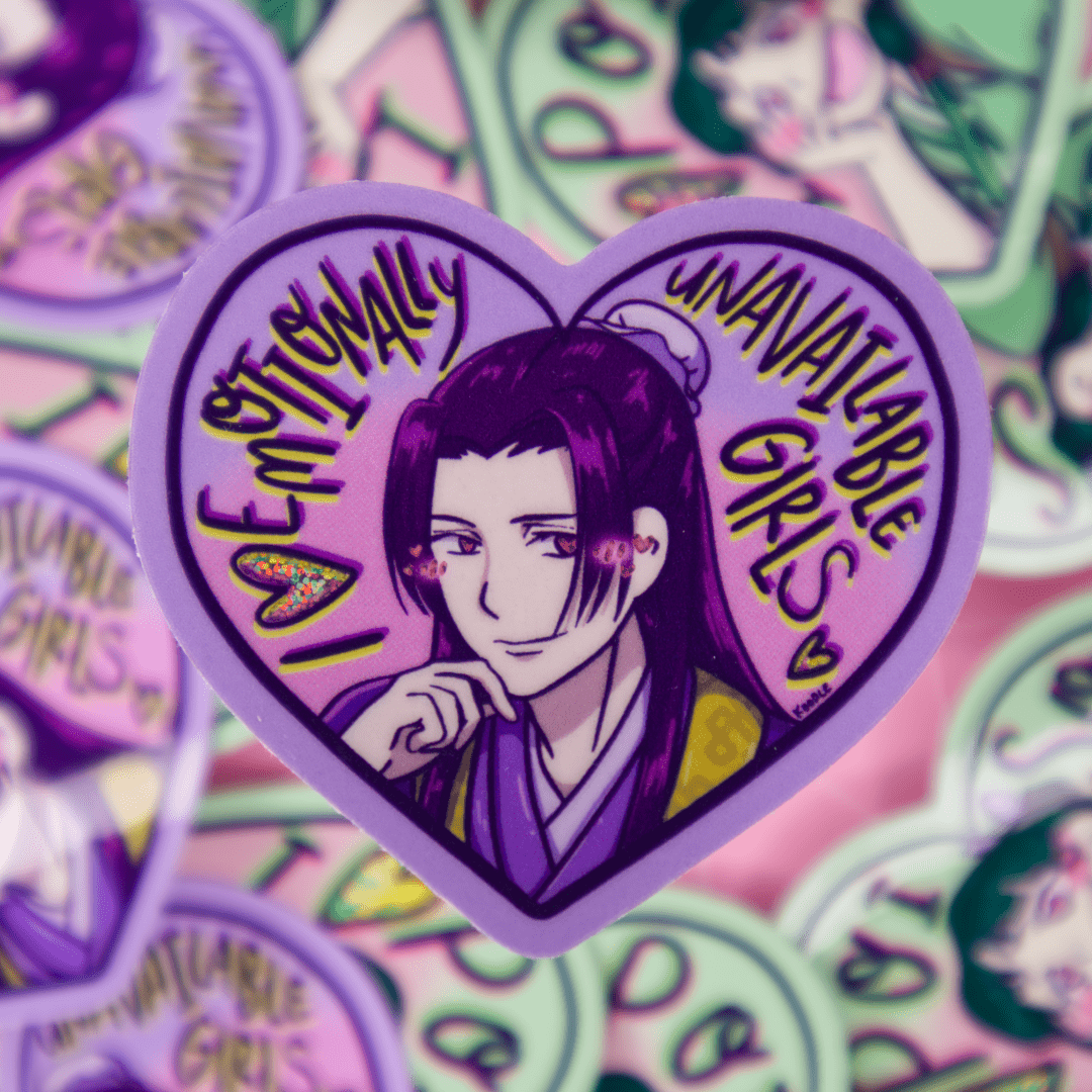 Apothecary Diaries: Jinshi's and Maomao's Favourite Things Holographic Sticker - Koodle