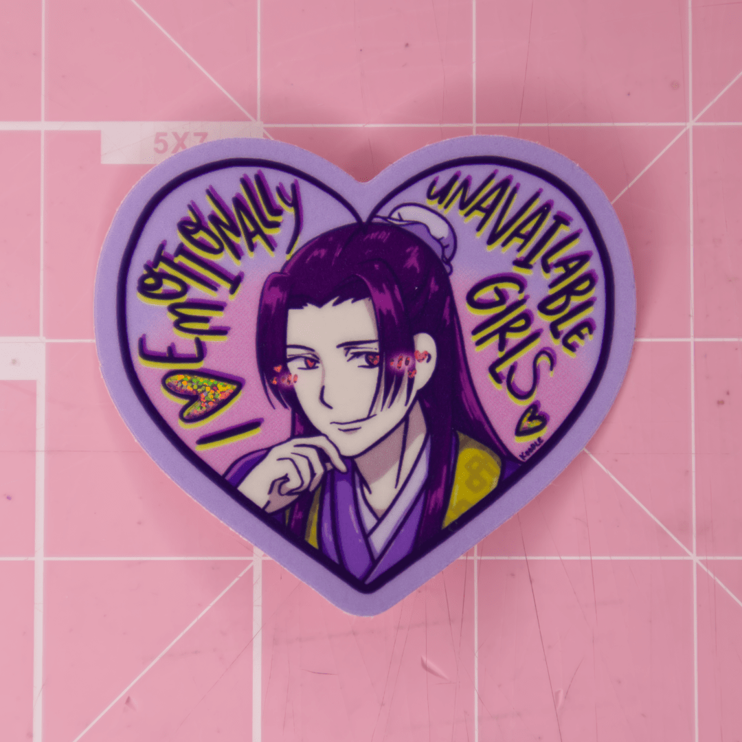 Apothecary Diaries: Jinshi's and Maomao's Favourite Things Holographic Sticker - Koodle