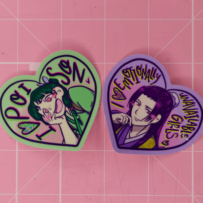 Apothecary Diaries: Jinshi's and Maomao's Favourite Things Holographic Sticker - Koodle