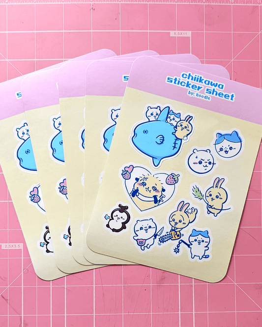Chiikawa Sticker Sheet - Koodle